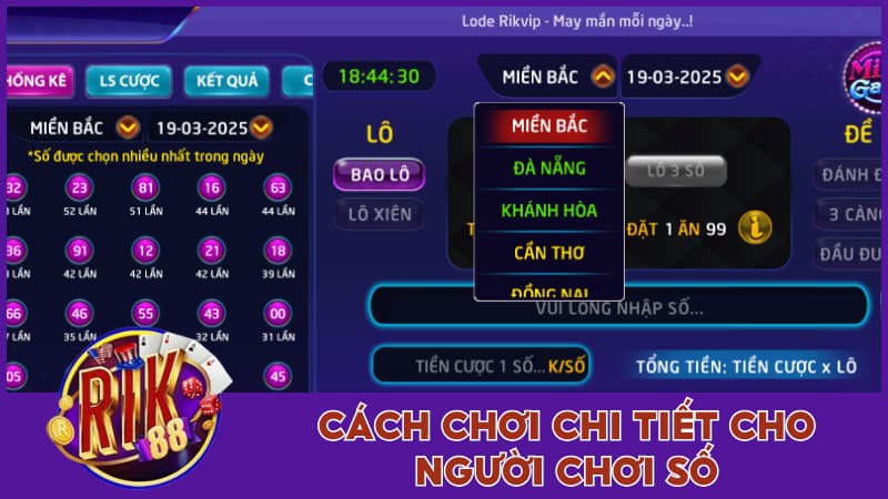 Lô Đề Rik88 - Hướng Dẫn Cách Chơi Số Online Tại Cổng Game 2 Cách chơi chi tiết cho người chơi số