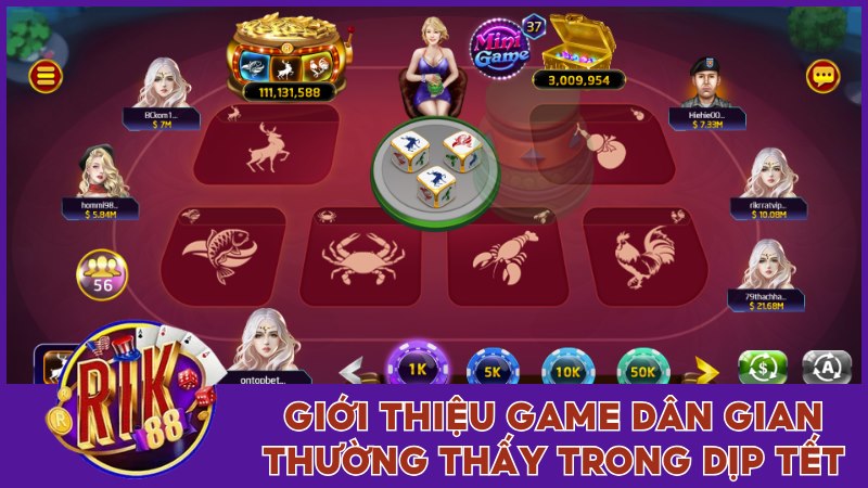 Đánh Bầu Cua Online Trên Rik88 Với Chiến Thuật Đỉnh Cao 1 Giới thiệu game dân gian thường thấy trong dịp tết