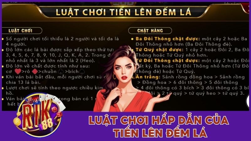 Luật Chơi Tiến Lên Đếm Lá Hấp Dẫn Dành Cho Cộng Đồng Rik88 2 Nắm bắt luật lệ của Tiến lên đếm lá tại Rik88