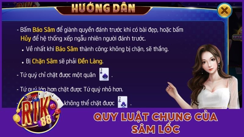Sâm Rik88 - Học Ngay Luật Chơi Giúp Bạn Làm Chủ Ván Cược 2 Nắm bắt quy luật chung của game bài Sâm lốc