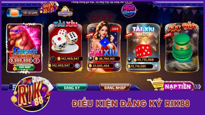 Đăng Ký Rik88 - Cơ Hội Trải Nghiệm Sân Chơi Uy Tín 2025 1 Những quy định để mở tài khoản thành công