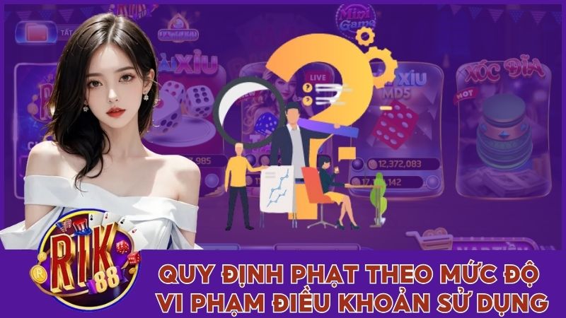 Điều Khoản Sử Dụng - Cam Kết Chi Tiết Tại Rik88 Năm 2025 3 Quy định phạt theo mức độ vi phạm điều khoản sử dụng