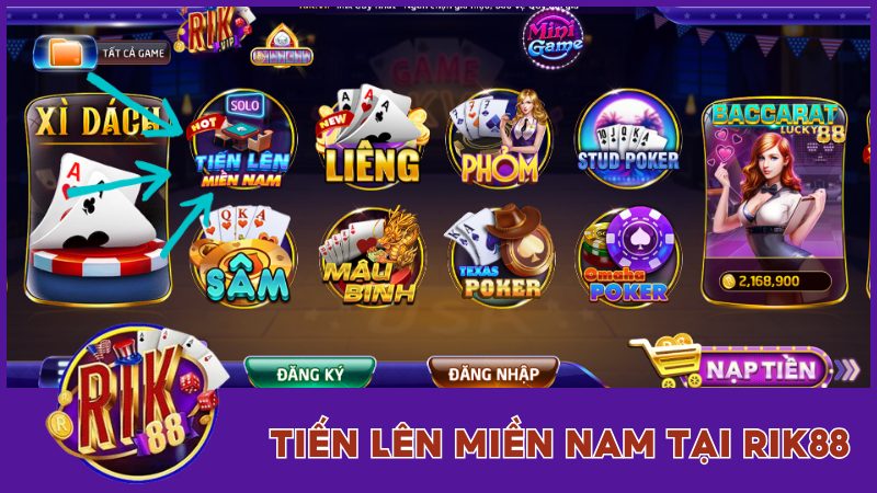 Tiến lên miền Nam tại Rik88